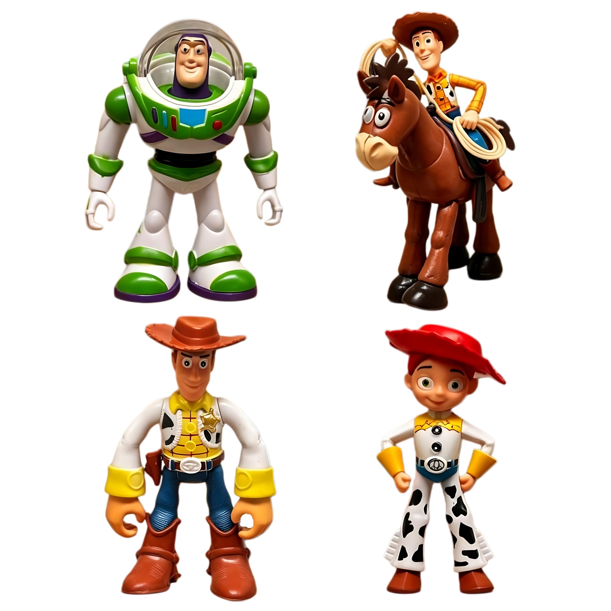Photo 1 of Anilnel for Toy Theme Story 4PCS Cartoon Figure Set - Cute Action Figures, Birthday Party Favors, Home Decor, Creative Gift for Fans