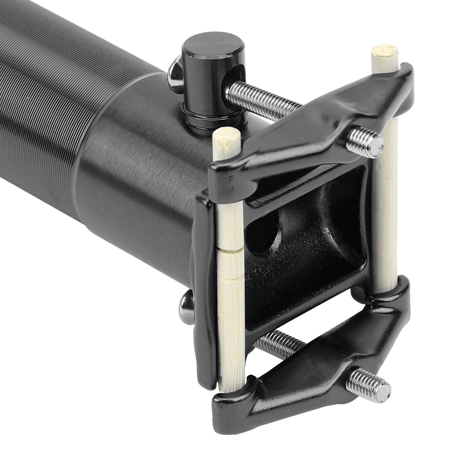 Fahrrad Sattelstütze Federung Sattelstütze 33,9 mm Fahrrad Sattelstütze Aluminiumlegierung Sattelrohr Sattelstütze für MTB BMX Rennrad(schwarz) Sport & Freizeit