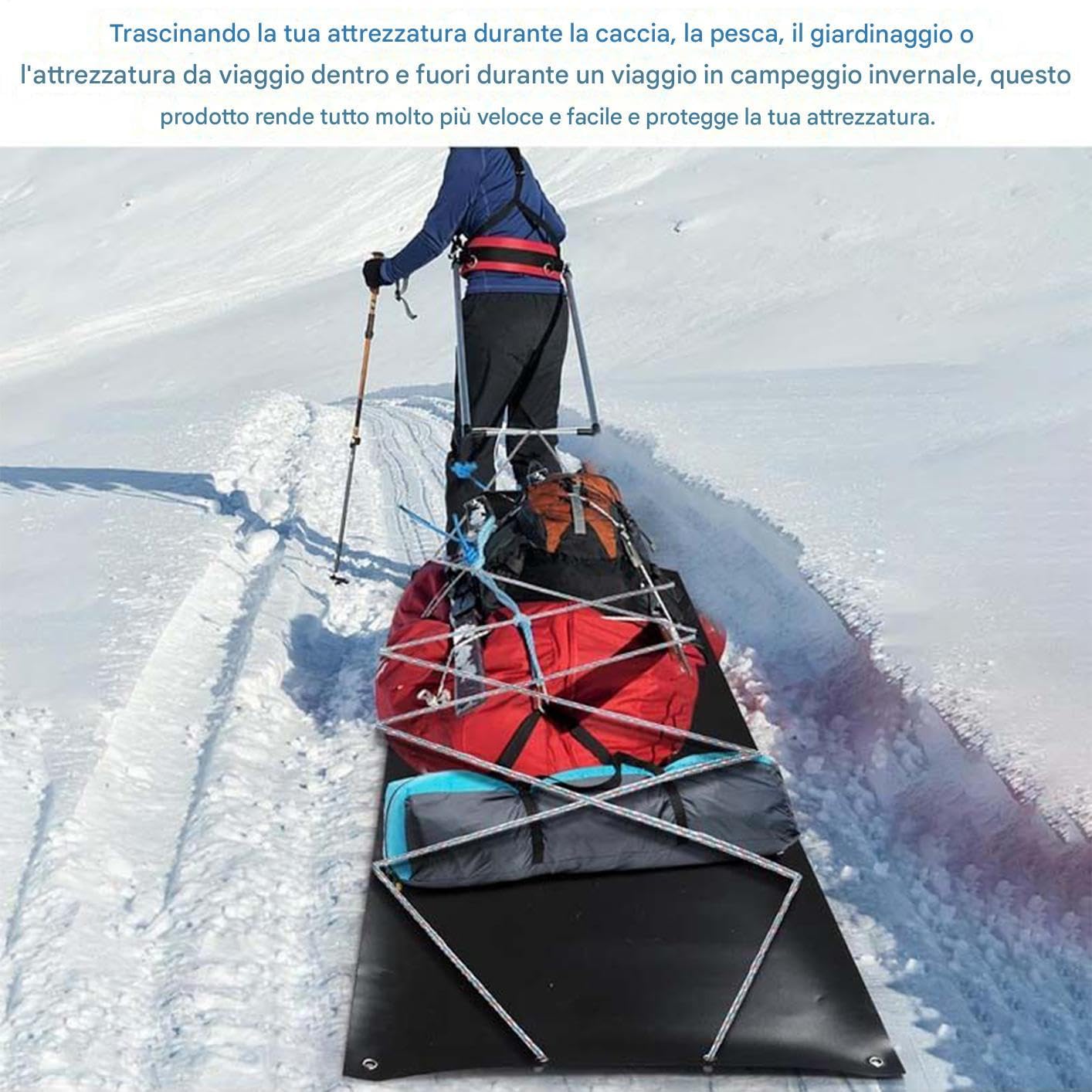 Sanie myśliwskie na jelenie Płoza Transportowa Sprzętu Outdoor