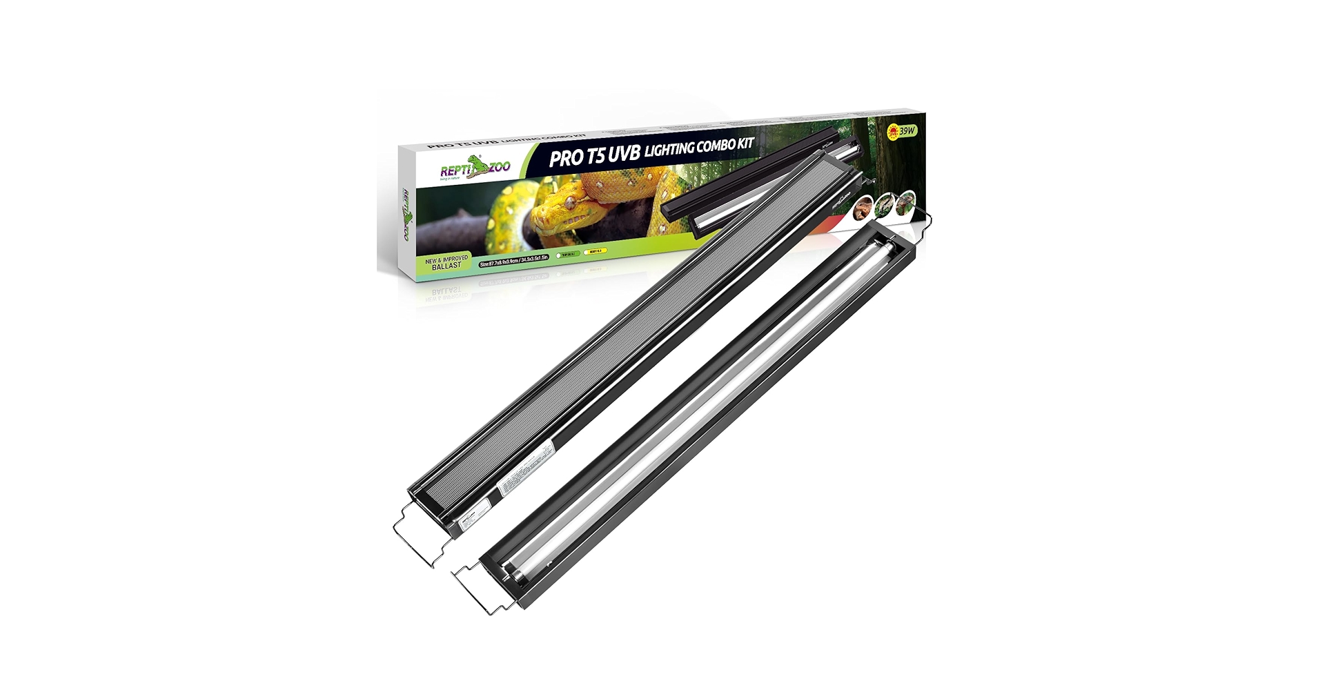 UVランプ REPTIZOO T5 UVB10 39W LIGHTING COMBOKIT Amazon.com : REPTI ZOO UVB Reptile Light, New Version T5 HO