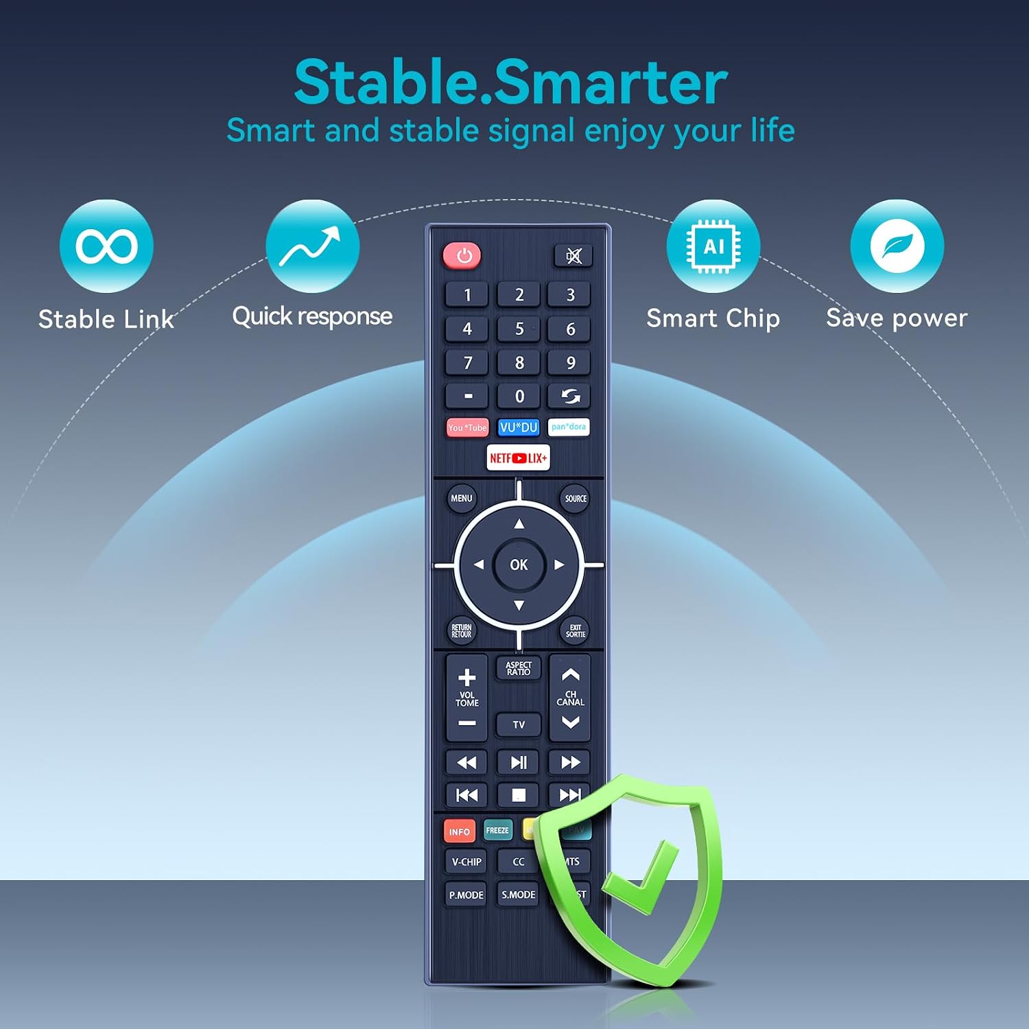 Replacement Remote Control for Westinghouse 4K LED UHD Smart TV WE50UB4417 image 2