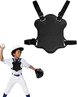 FEYRUN Youth Chest Protector for Baseball Softball Football Lacrosse - Padded Sternum Heart Rib Guard for Kids