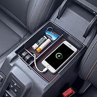 Vista 10 de TOPINSTALL Bandeja mejorada 2025+ compatible con Ford Bronco 2025 2026 transmisión automática de 4 puertas, organizador de consola Bronco