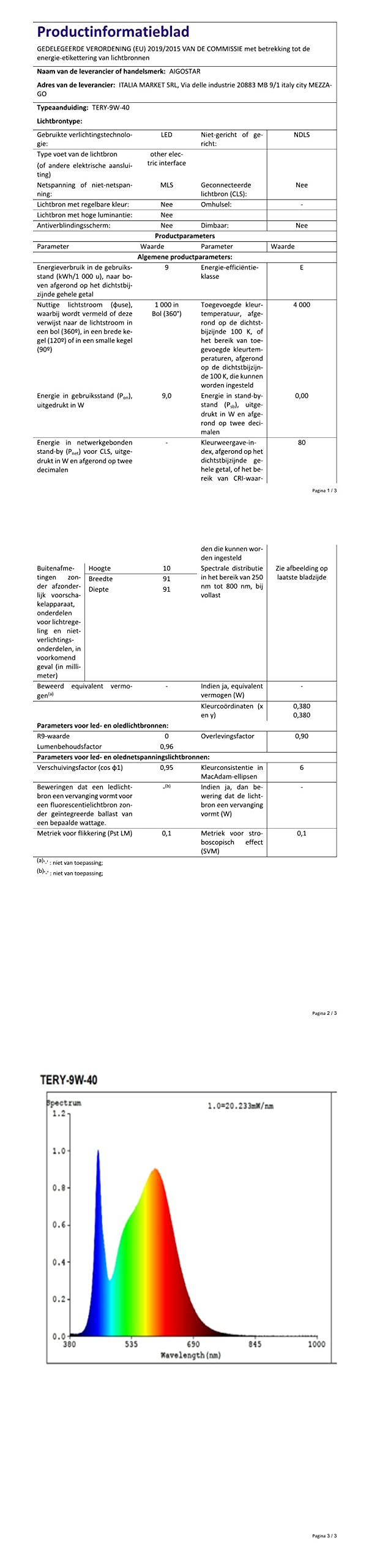 Aigostar LED Spot Encastré, haute luminosité, Spots LED Encastrables Plafond, 9W equivalent 72W incandescence, AC 230V, Lumière naturelle 4000K, pour salle de bain, salon, Ф118-128mm, Lot de 6