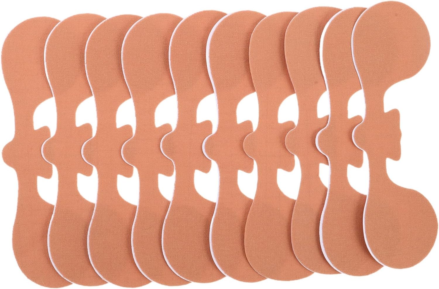 Toddmomy 10pcs Beige Cotton Ski Face Protector for Outdoor Winter Sports | Breathable Snug Fit, Windproof Frostbite Prevention, Anti-freeze Patch for Skiing and Snow Activities