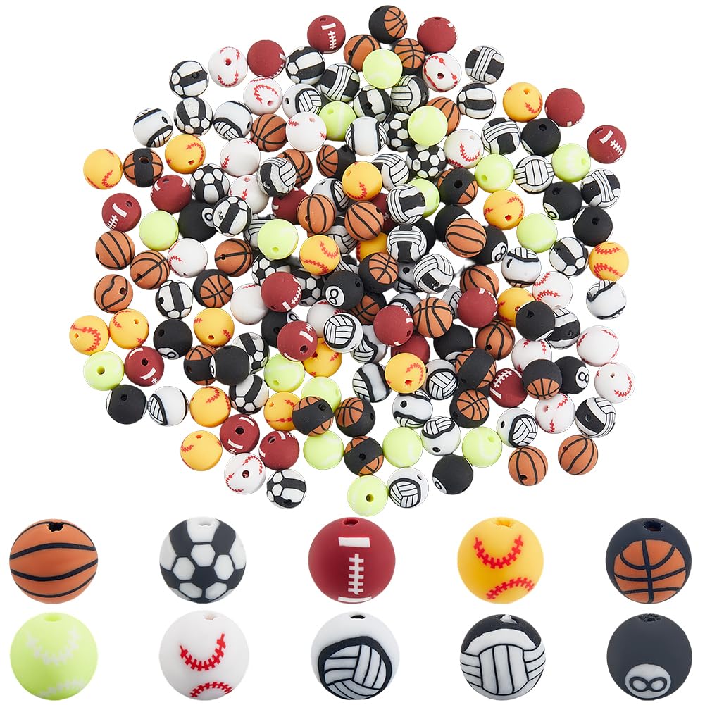 Perles de Sport en Argile Polymère pour Activités Créatives et Bijoux