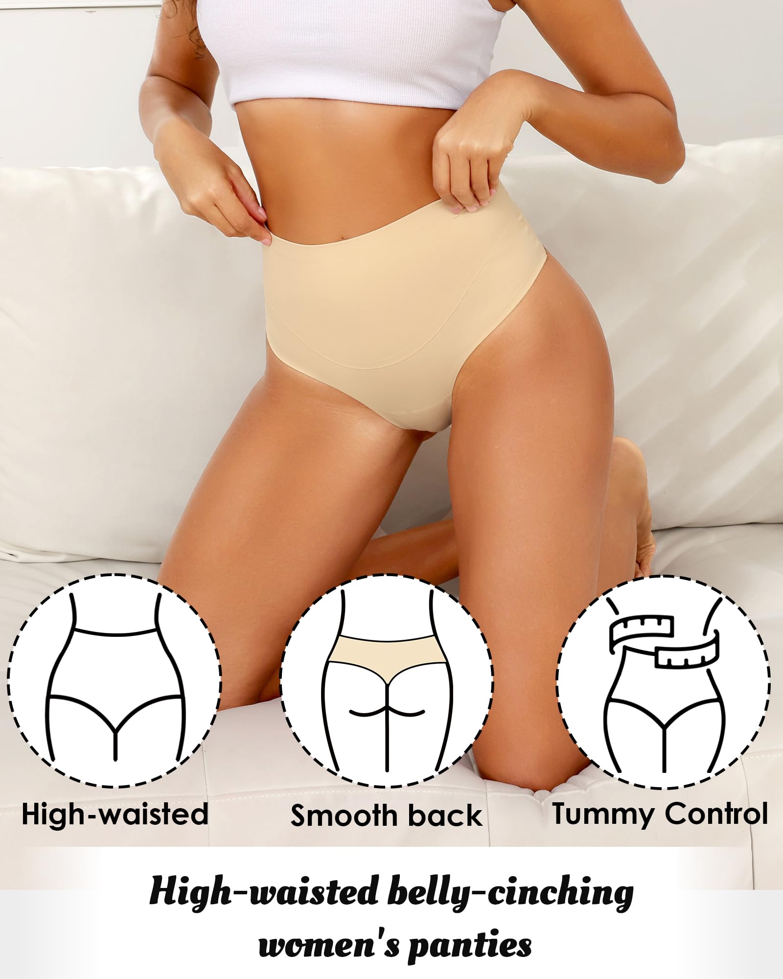 Levao Perizoma Modellante Donna Pancera Mutande Vita Alta Contenitive Slip