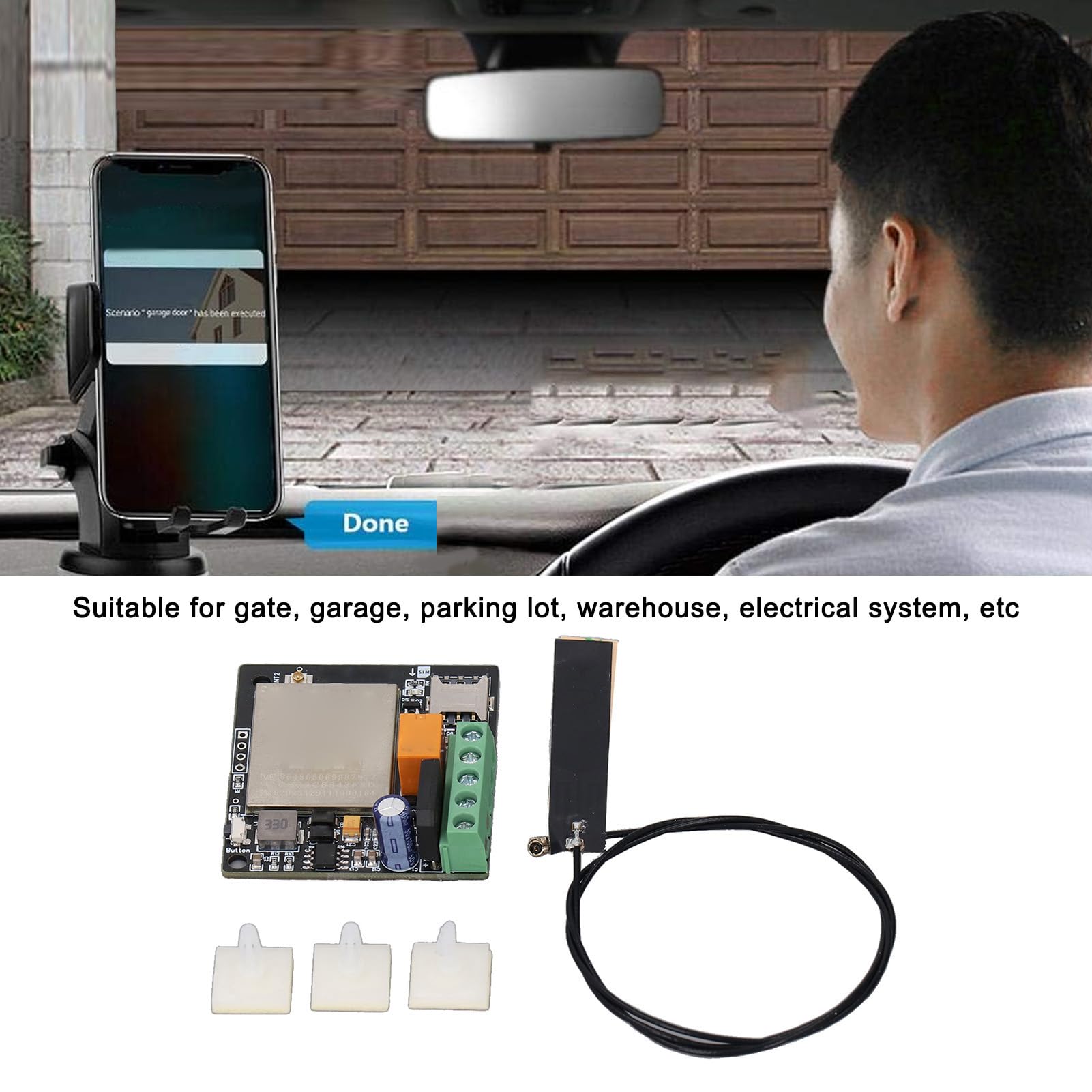 CY306 GSM Apriporta Remoto 3G 4G Controller di Accesso GSM 1001 Utenti Mini Controller per Tende Cancello del Garage Facile Installazione e Utilizzo