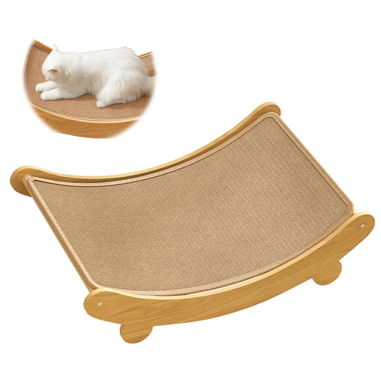 Cat Scratcher Bed, 145° Cat Scratching Board