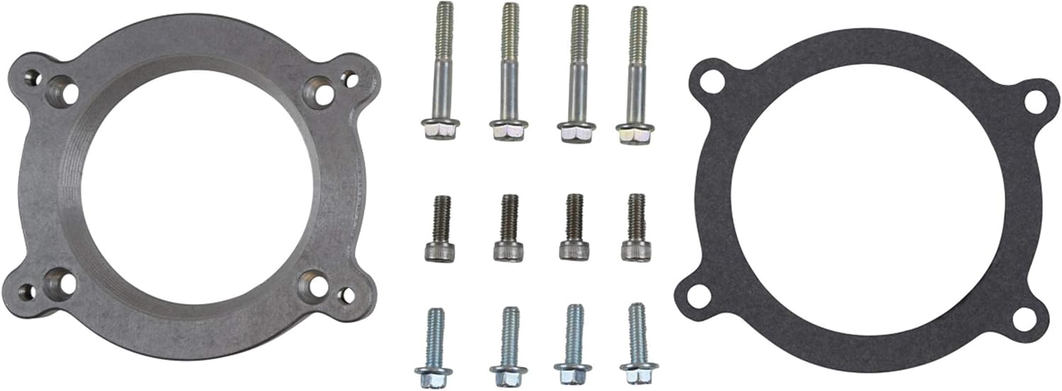 ICT Billet LS4 Intake Manifold to LS3 DBW Throttle Body - Adapter Plate LS 4 Bolt TB Compatible With GXP 551572