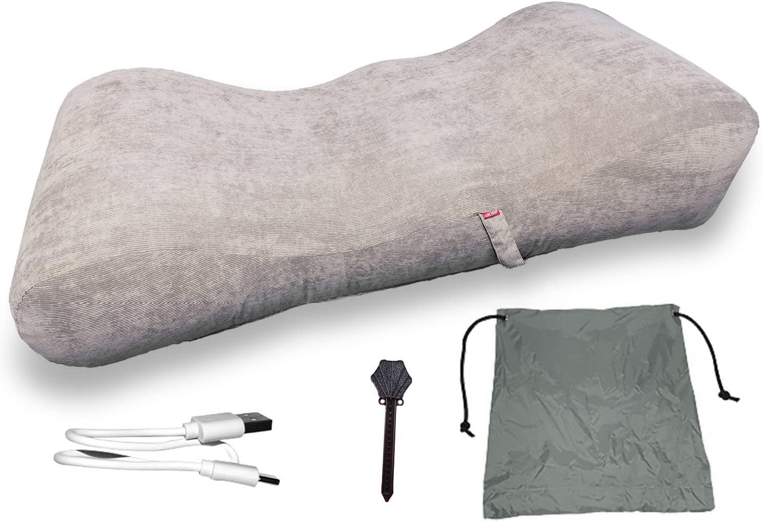 Portable Inflatable Couch Air Chair, Water Proof & Anti-Air Leaking Design-Ideal Couch for Backyard Lakeside Beach Traveling Camping Picnics & Music Festivals Camping Compression Sacks,Gray