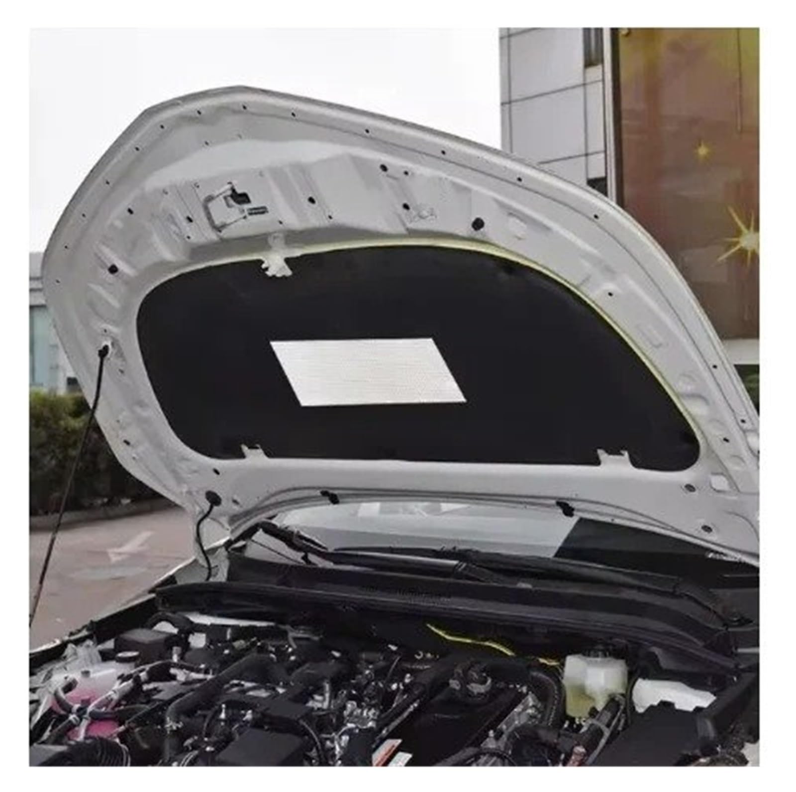 Lhdktee One Color For Toyota For Corolla 2019 2020 2021 2022 2023 E210 Accessories Sv Fireproof Cotton Engine Hood Trunk Cargo Sound Heat Insulation Engine Insulation Pad