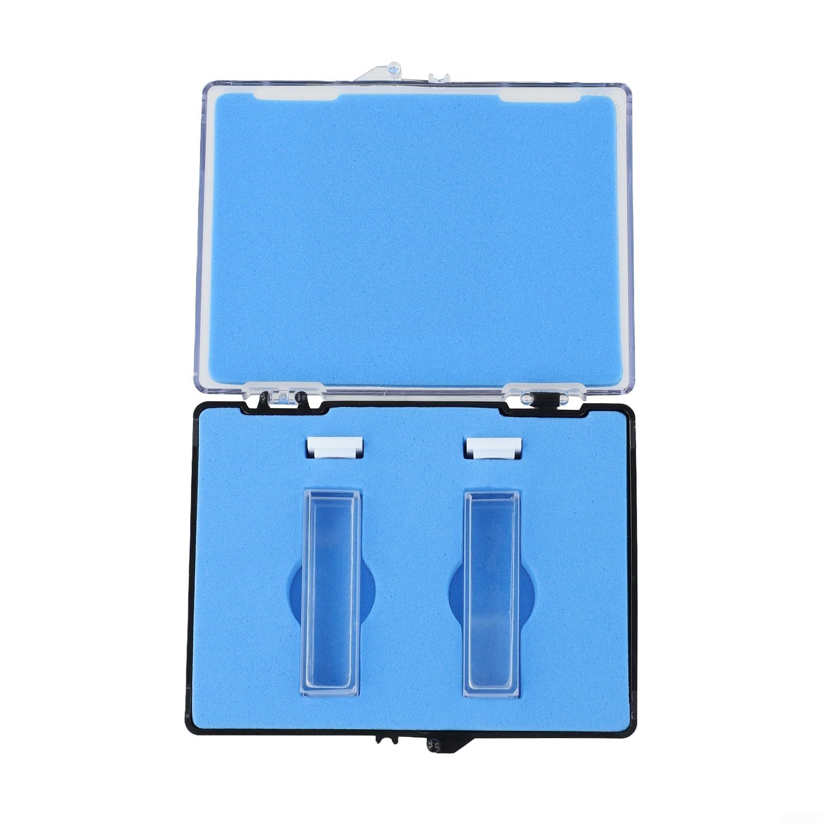 Espectrofotómetro de cuarzo, 2 piezas de 10 mm cristal cuarzo for espectrofotómetro 751722, soluciones neutras, resistentes al calor