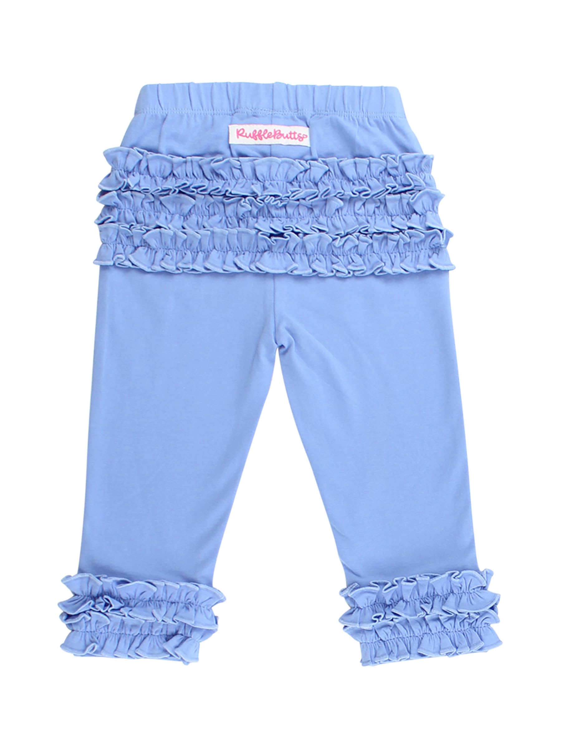 RuffleButts Toddler Girl Merry &amp; Bright Ruffle Leggings - Ankle Leggings