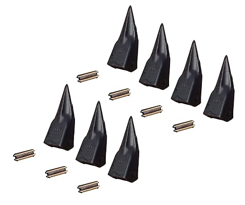 Miniatura 9 de Diente del cubo de la roca del tigre de la retroexcavadoradel excavador con el Pin - 230TL, T230L, T23P, 230PN (1)