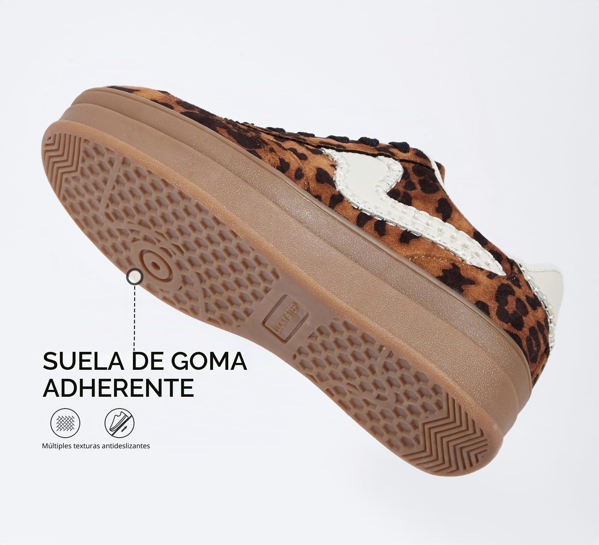 LUCKY STEP Zapatillas de Plataforma para Mujer – Zapatillas Chunky de Moda, Calzado Casual con Cordones, Cómodas para Caminar y Uso Diario