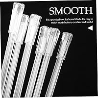 Vista 8 de Paquete de 6 varillas de acrílico para barras de ventana, barras verticales, persianas verticales transparentes, accesorios