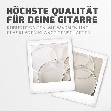 Classical Guitar Strings - Premium Nylon Strings for Classical & Acoustic Guitar (Set of 6) Includes Guitar Guide Warm Sound & Soft Feel for Beginners