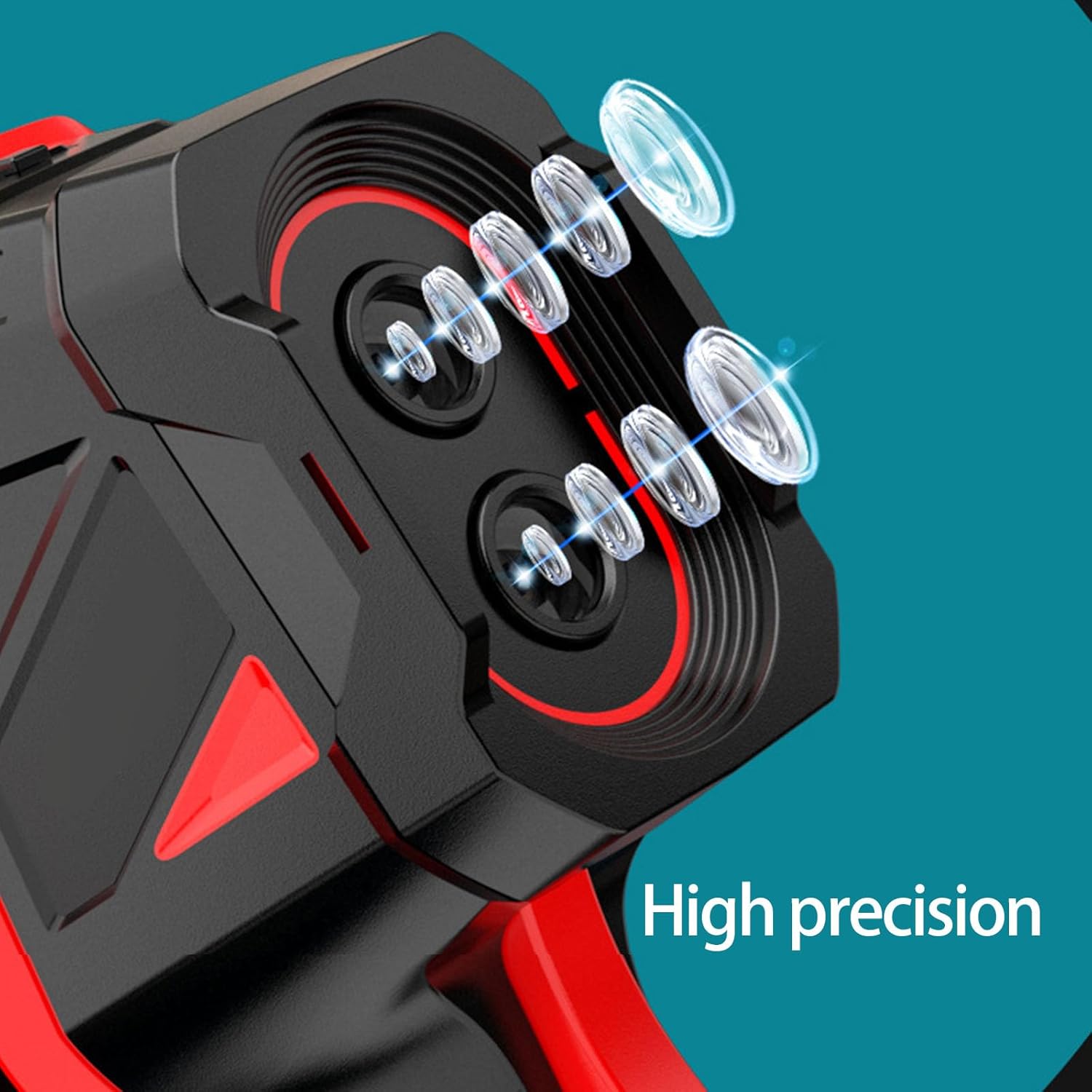 Close-up of the Stebcece HT821A Thermal Imaging Camera's high-precision lenses