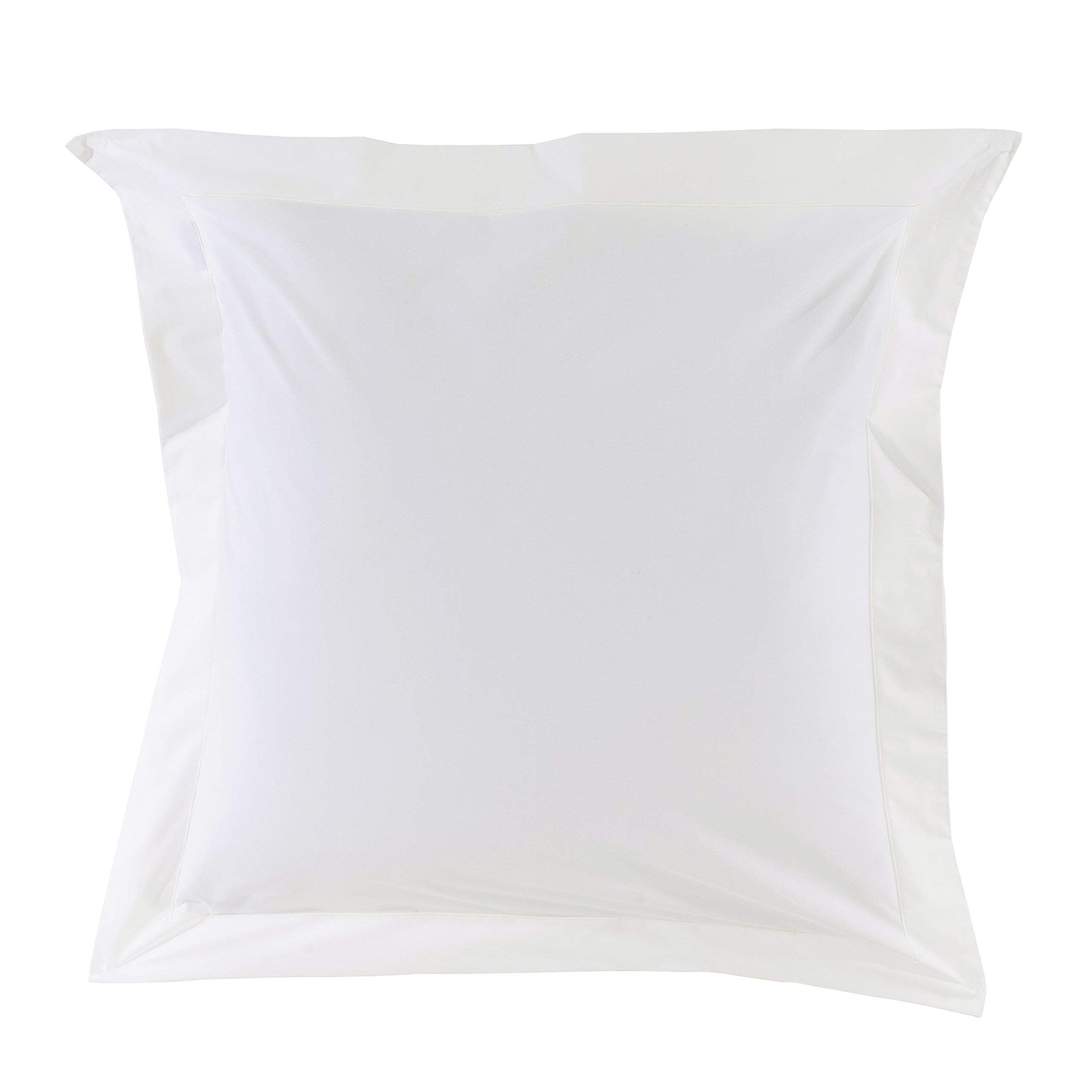 Essix Royal Line Rectangular Pillowcase Cotton Percale, white, 65 x 65 cm