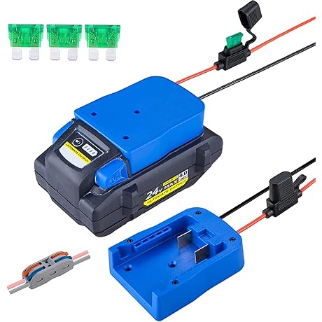 Drill Battery Power Wheels Adapter [2-PACK]