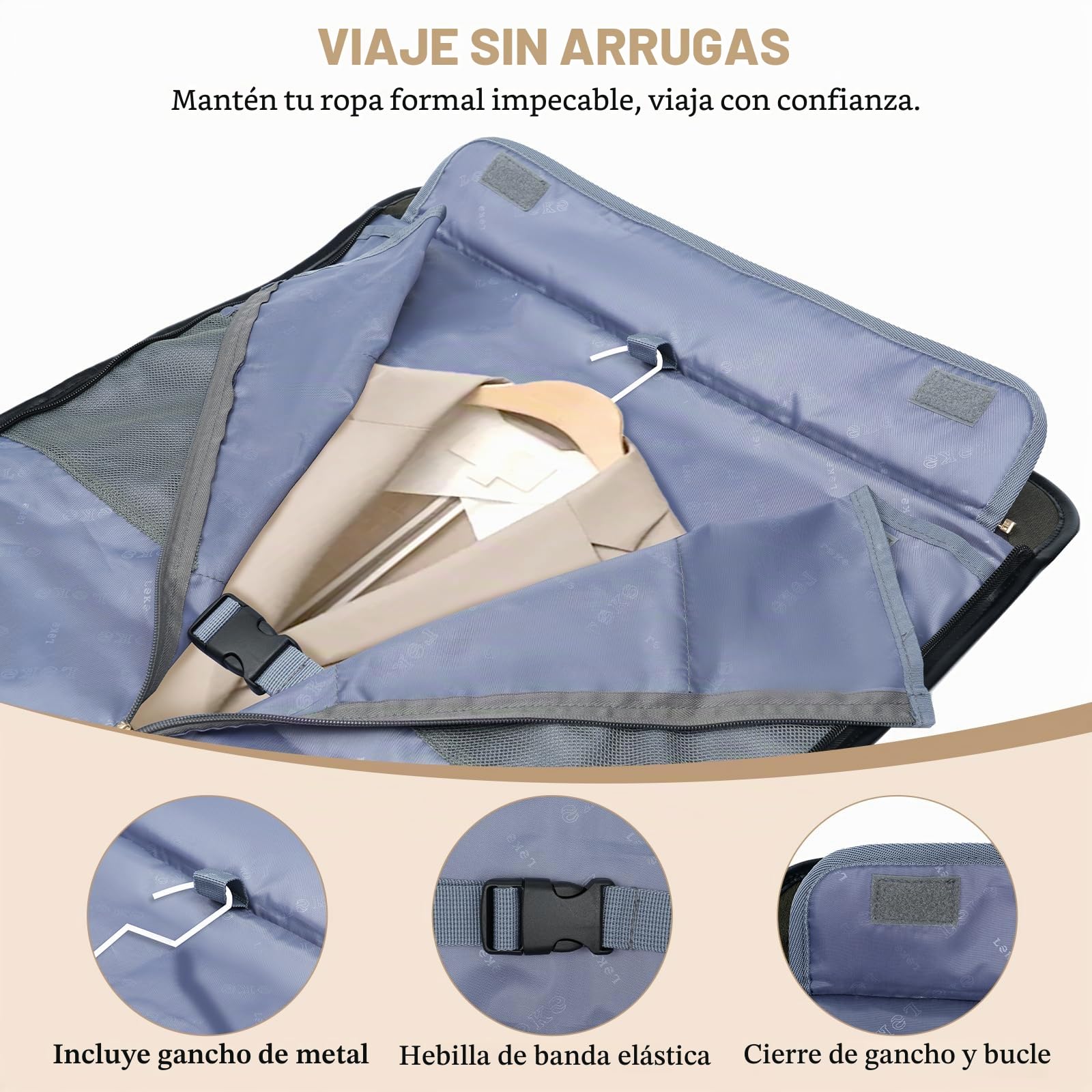 Bolsa de viaje 3 en 1 para mujer, bolsa de viaje convertible para fin de semana, con compartimento para zapatos y correa para el hombro, bolsa de viaje plegable impermeable de piel sintética