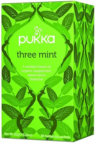 (Pack Of 3) - Organic Three Mint Herbal Tea | PUKKA HERBAL AYURVEDA