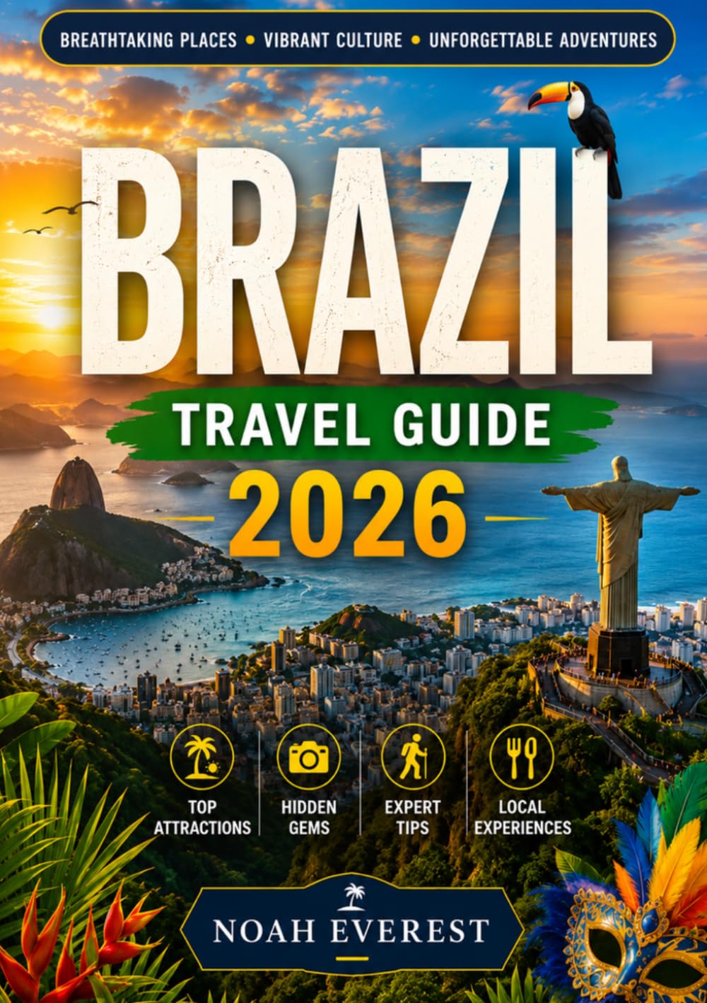 BRAZIL TRAVEL GUIDE 2026: Your Complete Companion to Rio de Janeiro, the Amazon Basin, the Pantanal, Iguazu Falls, Salvador, and Beyond.