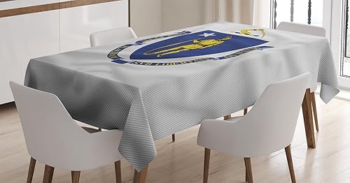 American Decor Mantel by ambesonne, Nebraska bandera rectangular "antes de la ley de la igualdad Geografía Nación Orgullo, comedor cocina Funda para