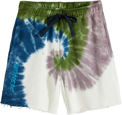 DESIGUAL Pant_Short Tie-Dye Dress Pants, Material FINISHES, 14 años Boy's