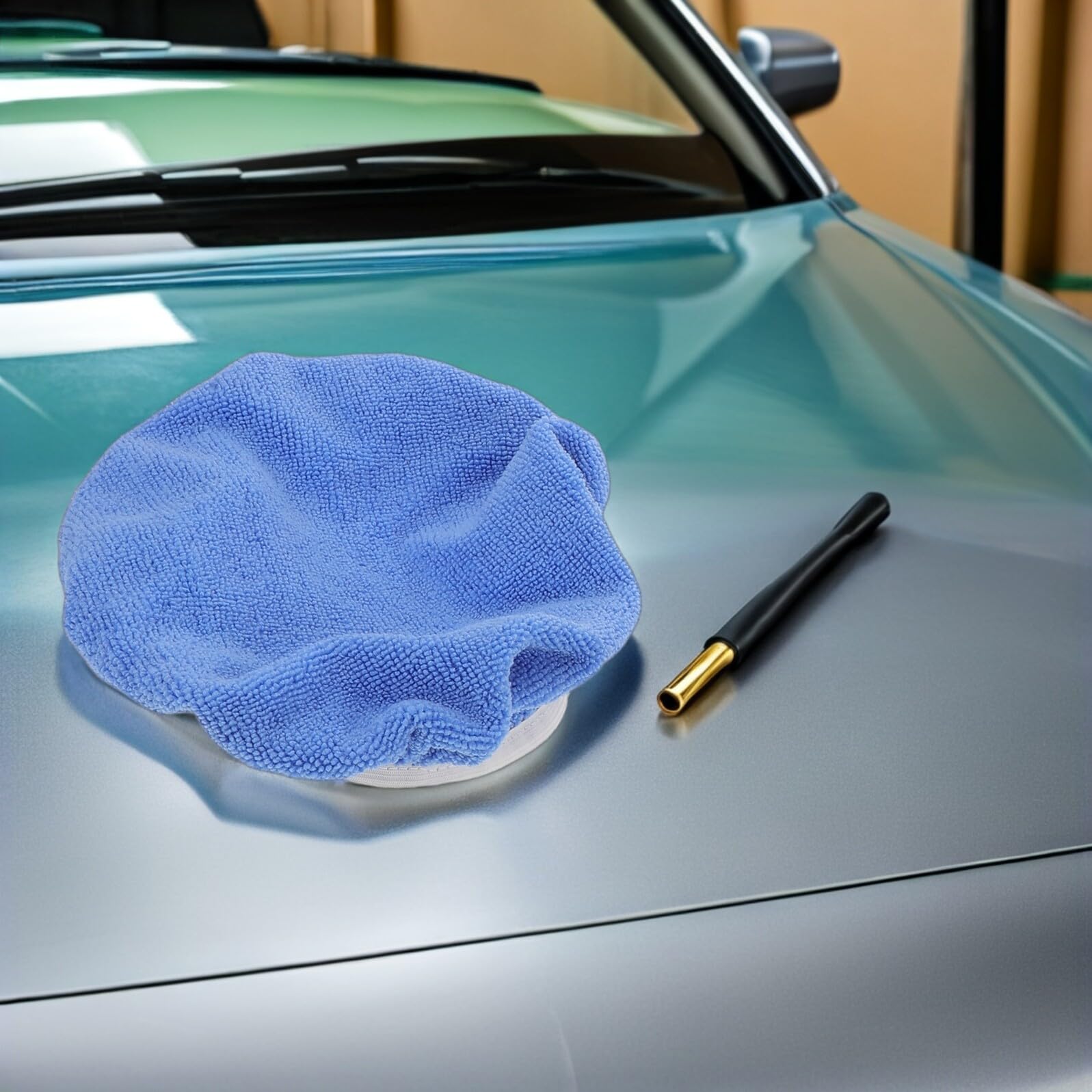 Ipetboom Kit 16 Pezzi Coperture Tamponi Auto in Fibra Cofani Lucidanti per Ceratura Veicoli Accessori per Detailing e Pulizia Carrozzeria Cura Professionale per Auto a Casa