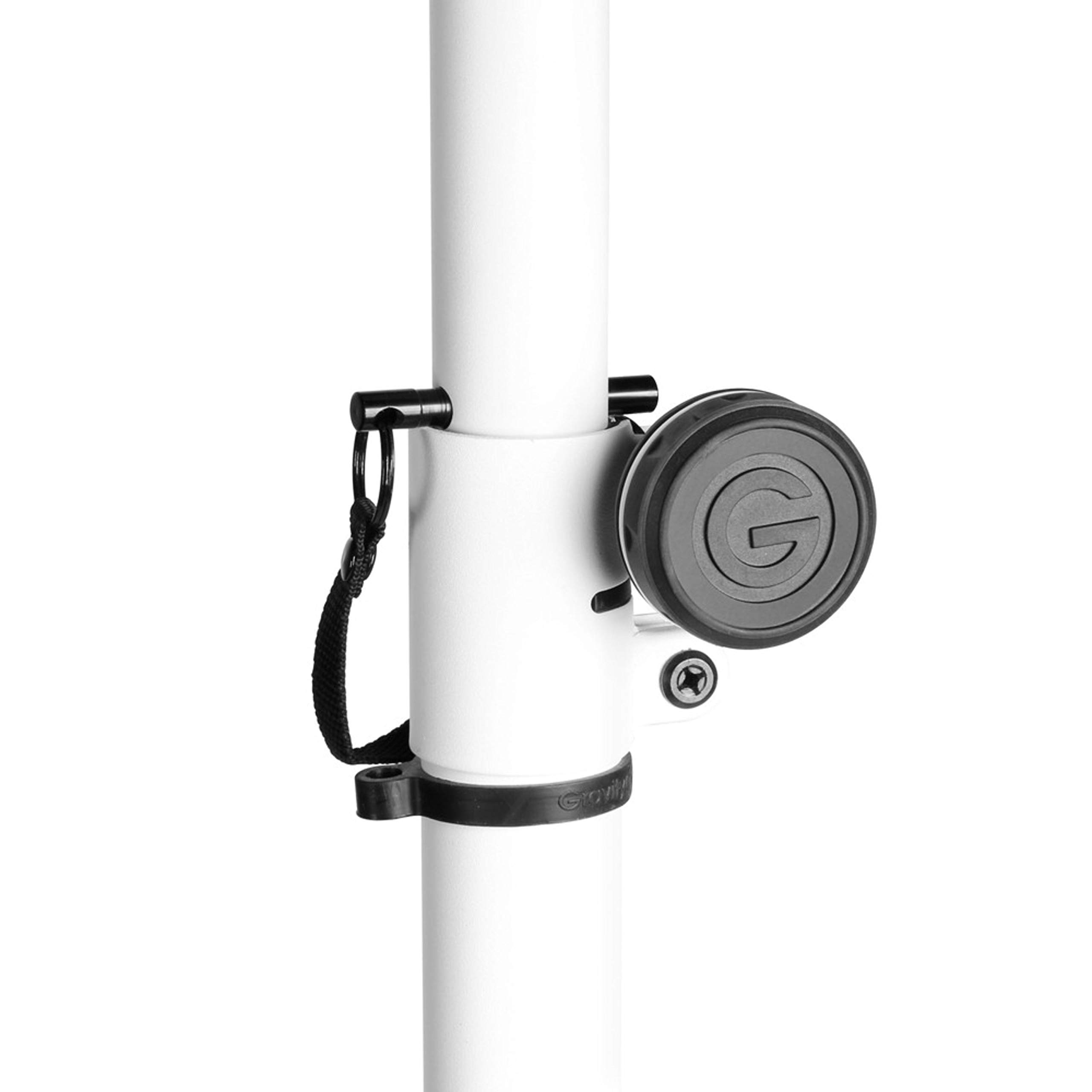 Gravity SP 5211 W - Treppiede Altoparlante 35mm Alluminio bianco