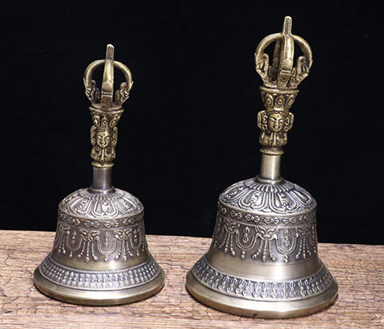 オールドチベット仏教 銅製 金工細工仏陀鈴 Dorje Vajra Bell オールドチベット仏教 銅製 金工細工仏陀鈴 Dorje Vajra Bell