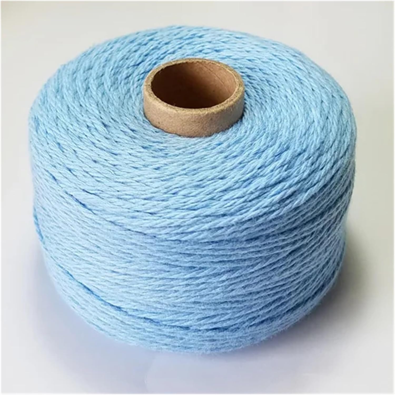 2mm Cotton Rope 80m/roll Colorful Twine Tassel lace Cord for Party Wedding Decoration Accessories DIY(Water Blue)