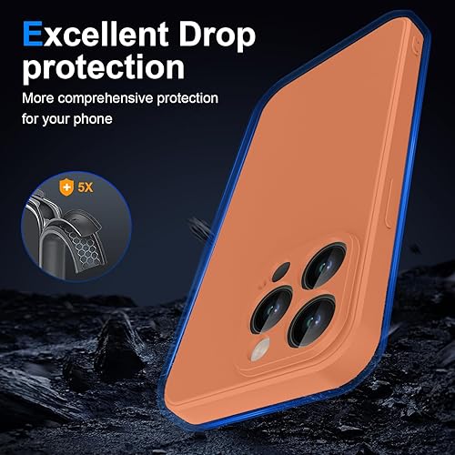Miniatura 2 de Funda para iPhone 13 Pro, silicona líquida de alta calidad sedosa al tacto, protección de la cámara, forro de microfibra suave antiarañazos, funda