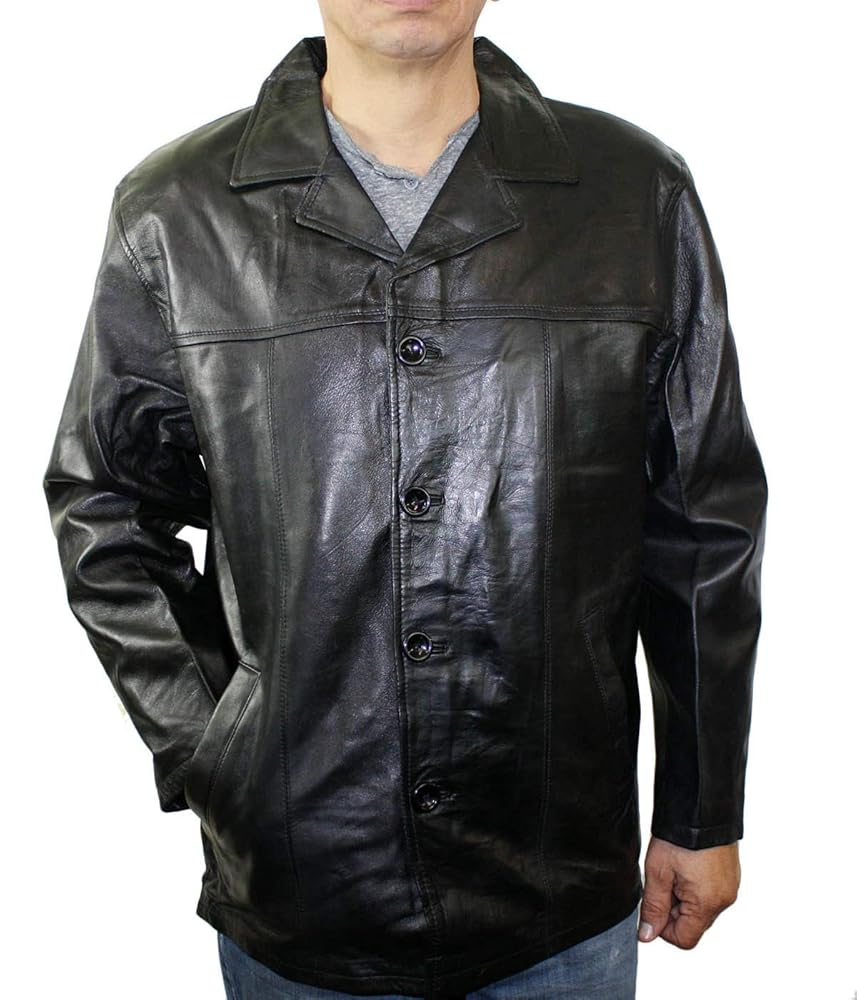 ジャケット・アウター UNIVERSAL PRODUCTS SHEEP LEATHER CARCOAT UNIVERSAL PRODUCTS LEATHER CAR COAT 253-60702 (253-60702