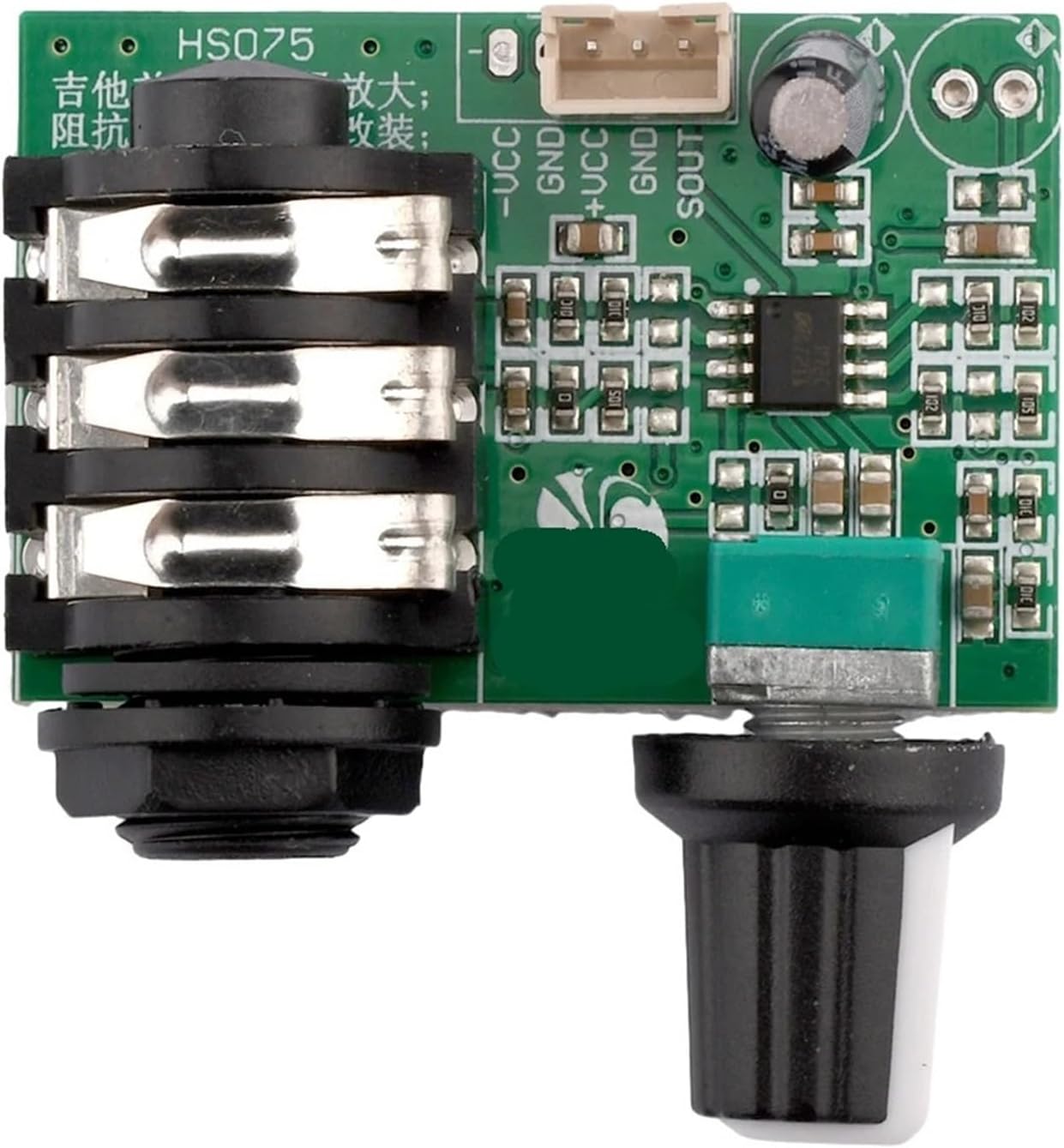Instrument Preamplifier Preamp TL072 Op Amp High Impedance Audio Board Pre-Amplifier Signal Amplifier Single 12V 24V