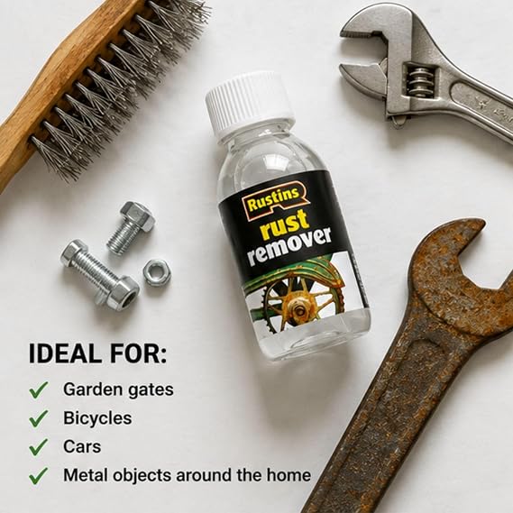 Rustins Rust Remover 125ml | Renovator for Metal