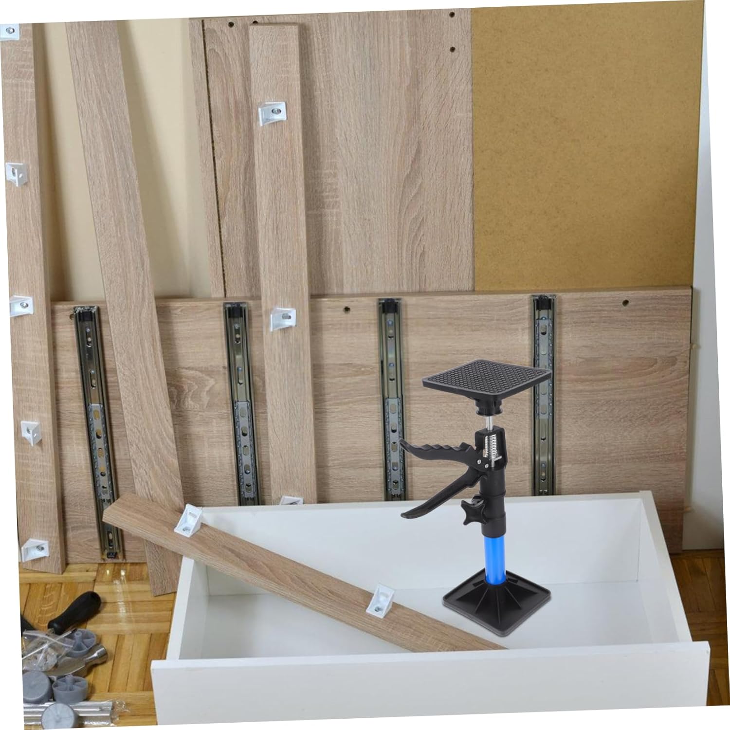 IMIKEYA 2Pcs Adjustable Telescopic Support Rods Versatile Support Poles for Cabinet Installation Retractable Brackets for Sink and Wall Cabinets Extends