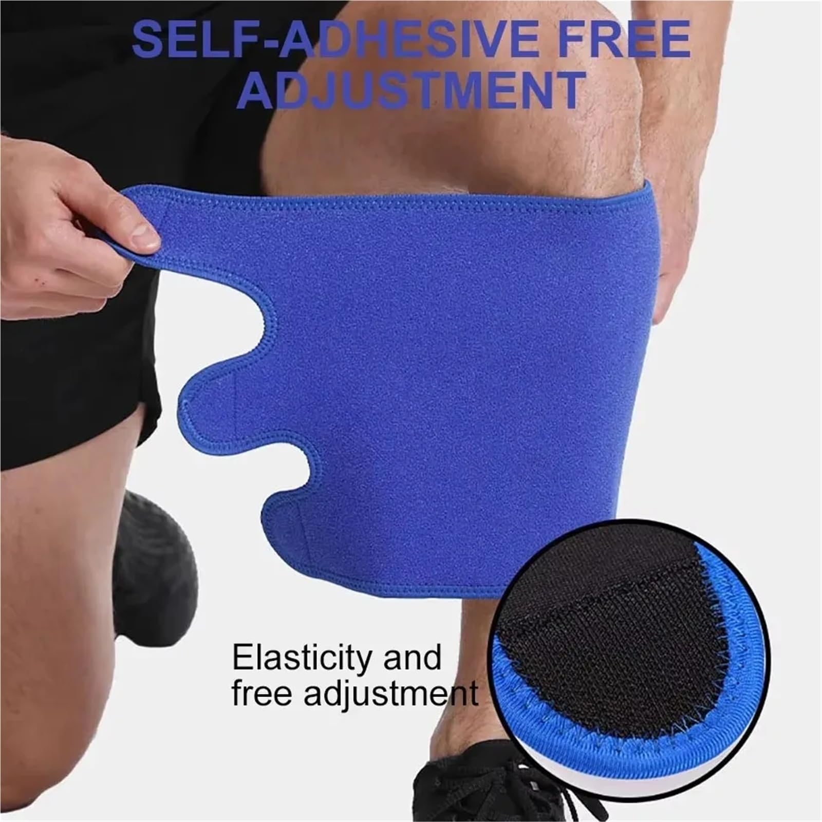 Rodillera Compresion 1 pieza de espinillera deportiva ajustable, calentadores piernas, manga for ciclismo, fútbol, ​​baloncesto, levantamiento pesas
