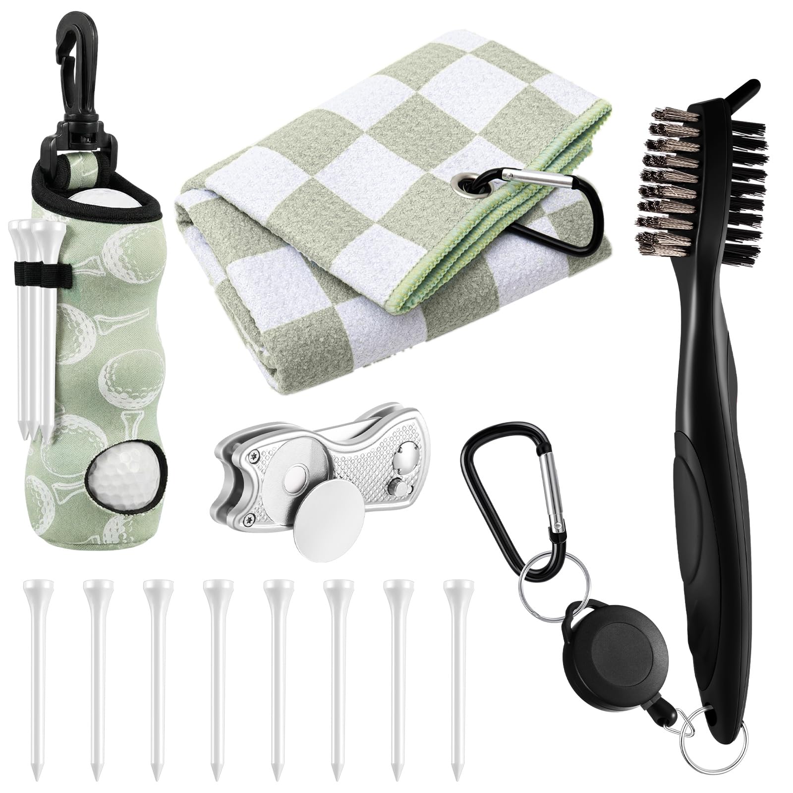 Liliful 12 Pcs Golf Accessories Kit Golf Stuff Gifts for Women Man