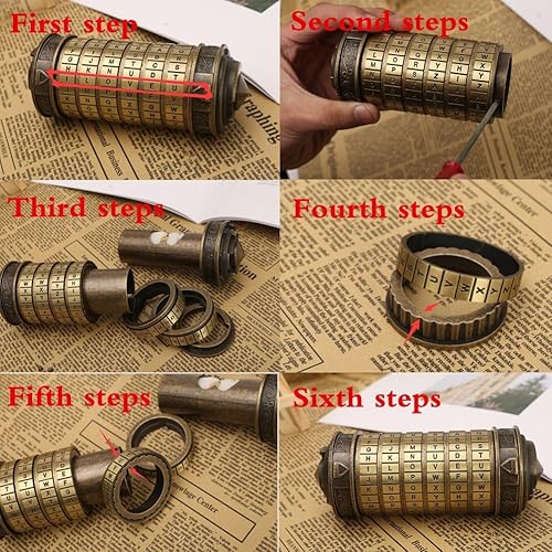 Miniatura 6 de Criptex miniatura del Código da Vinci para regalo de San Valentín, Navidad o cumpleaños