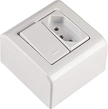 Caixa + Interruptor simples + Tomada 2P+T NBR 14136 20A 250V Lizflex - 57304020 - TRAMONTINA - Caixa + Interruptor simples + Tomada 2P+T NBR 14136 20A 250V Lizflex - 57304020 - TRAMONTINA