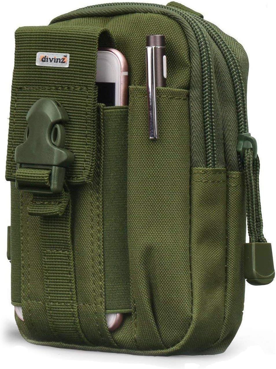 Tactical Waist Belt Bag Pouch Mobile Case Holder, 7 X 4.5 X 1.5 inch, Multi Color