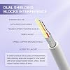 Reusable SpO2 Sensor for Neonate Compatible with Nellcor Oximax Cable, 3.2 FT Neonatal Silicone Soft Foot Wrap Probe with 9 Pins Connector, Direct-Connect Replacement Cord with Chip DS-100A