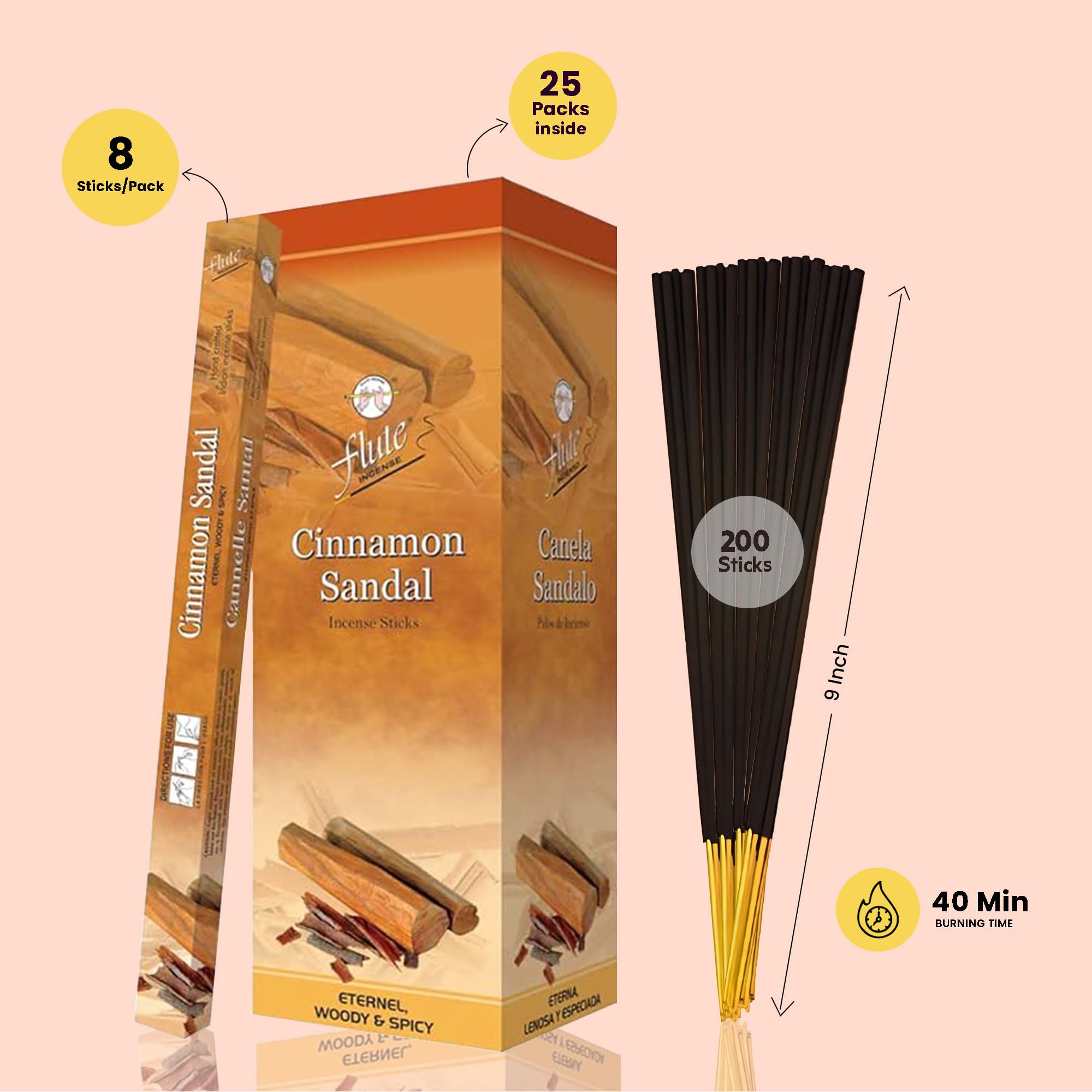 ユンサナ　サナ　incense Amazon.com: Flute Cinnamon Sandalwood Incense Sticks – Spicy Woody
