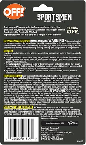 Miniatura 2 de OFF! Deep Woods - Aerosol para insectos, 1 onza (paquete de 2)