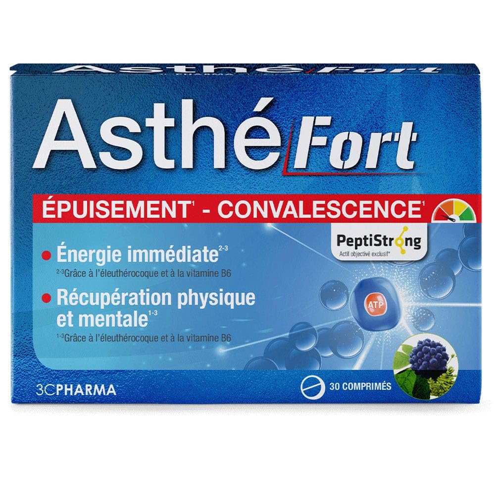 Les 3 Chênes AsthéFort Exhausement - Recovery - 30 Tablets