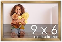 Vista 105 de Poster Palooza Marco de madera de bronce dorado de 26 x 34 pulgadas, acrílico UV, respaldo de tablero de espuma y accesorios para colgar incluidos