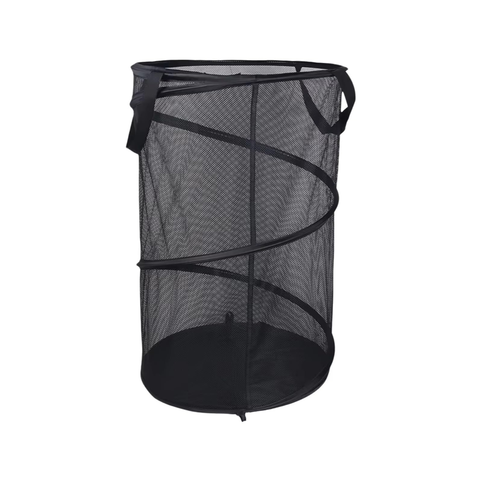 Fabric laundry hamper Mesh Collapsible Laundry Basket Foldable Large Clothes Hamper With Handles for Family